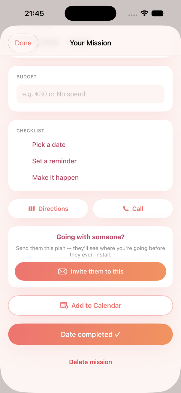 Send someone the plan before they install