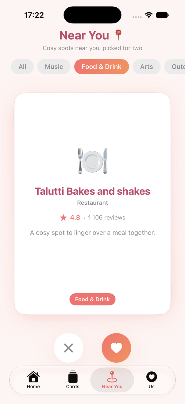 Discover local restaurants and spots